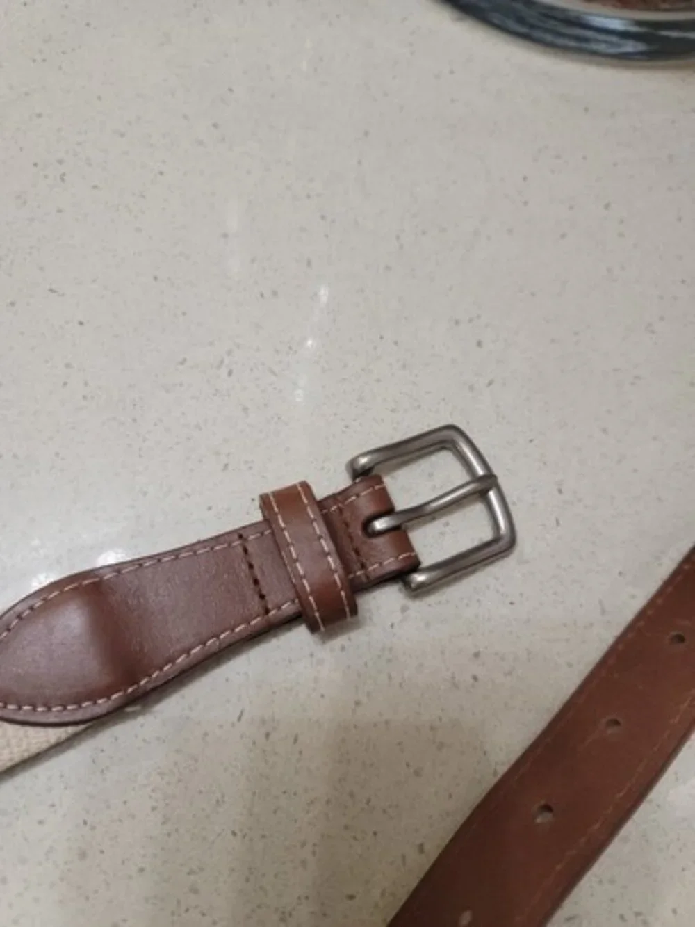 Peter Millar Sea Island Kids Xl Blue Stitched Belt